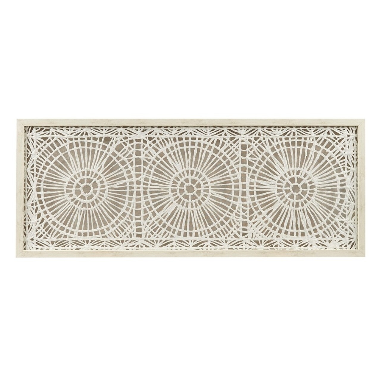 Gracie Mills Carrol Framed Medallion Rice Paper Shadow Box - Grace-15446